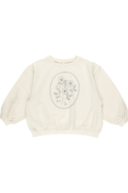 Rylee cru wildflower sweater 4-5