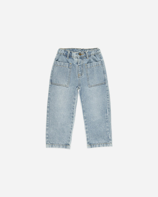 Rylee cru Washed denim jeans, 4-5