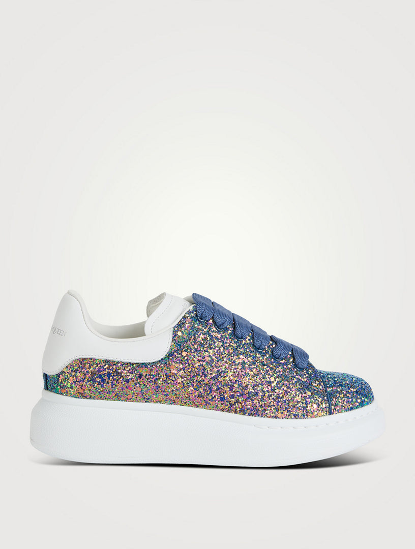 Alexander Mcqueen glitter disco shoes, eu 32, US 1.5