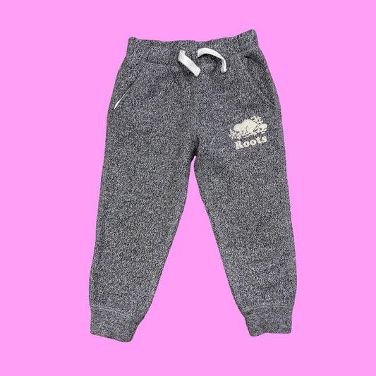 Roots Salt/pepper sweat pants, 4T