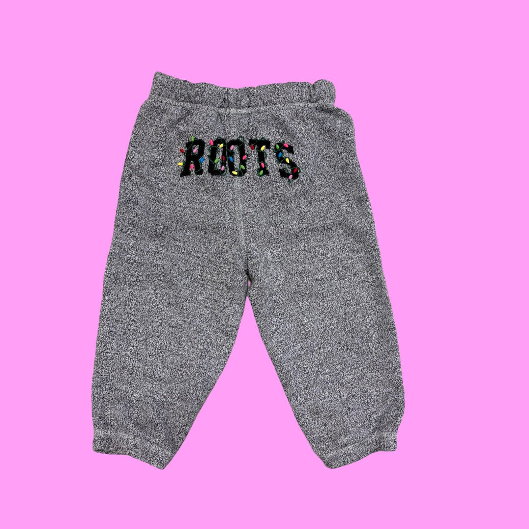 Roots Salt/pepper holiday sweatpants, 18-24M