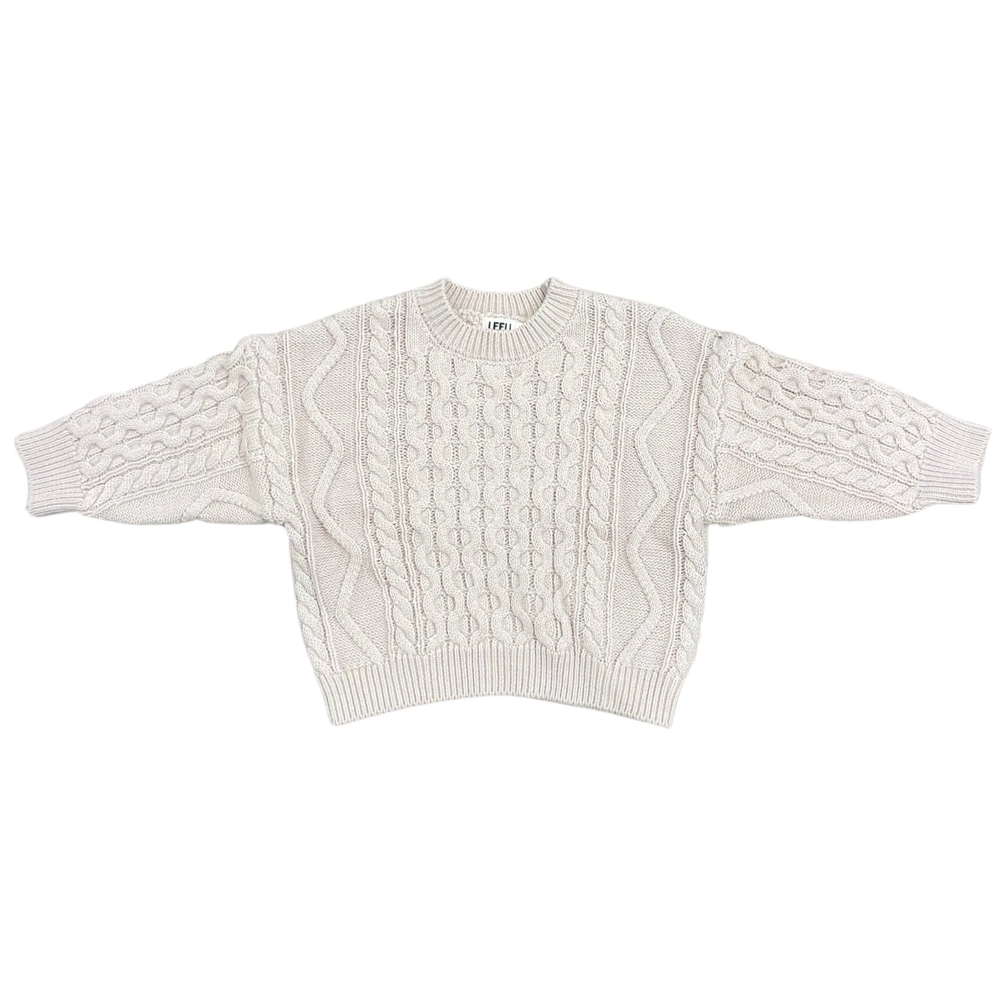 Ivory leeli-huddy-sweater, 4 - 5 years