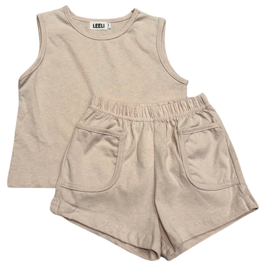 Khaki leeli-jack-set, 12 - 18 Months