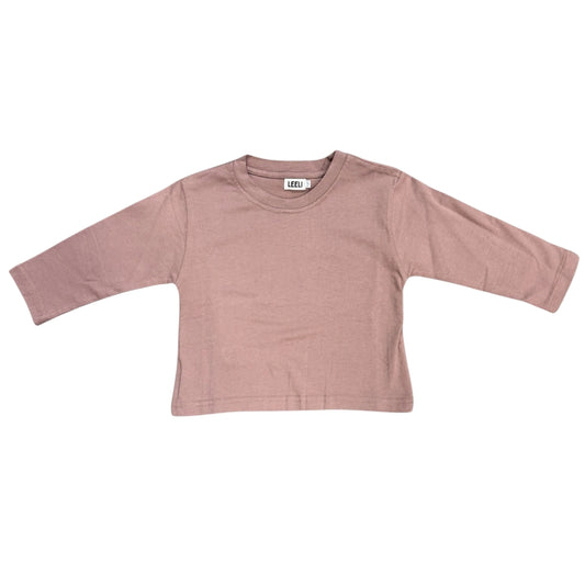 Pink leeli-jordan-long-sleeved-t-shirt, 1 - 2 years