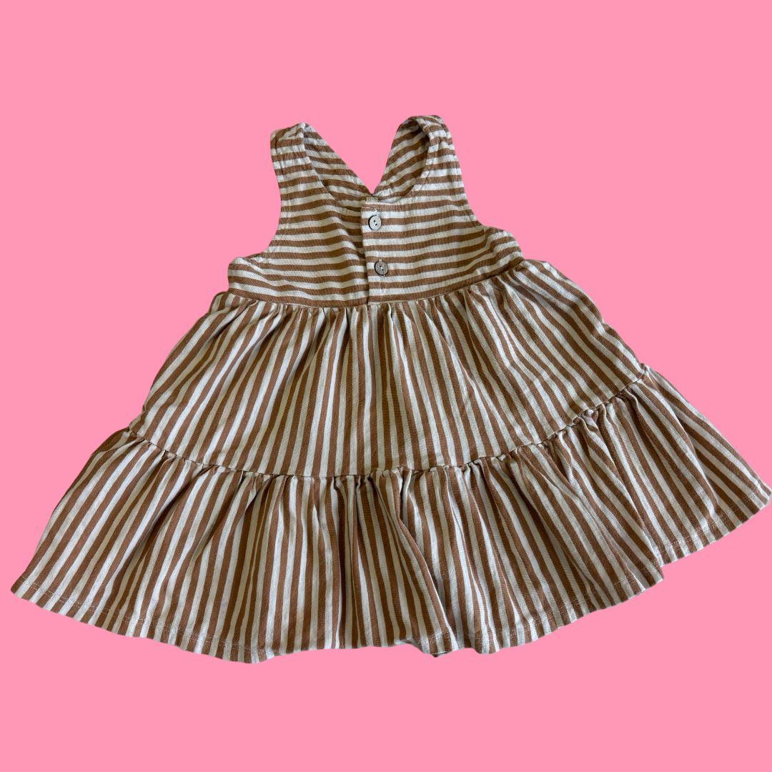 Rylee + Cru Striped dress, 18-24m