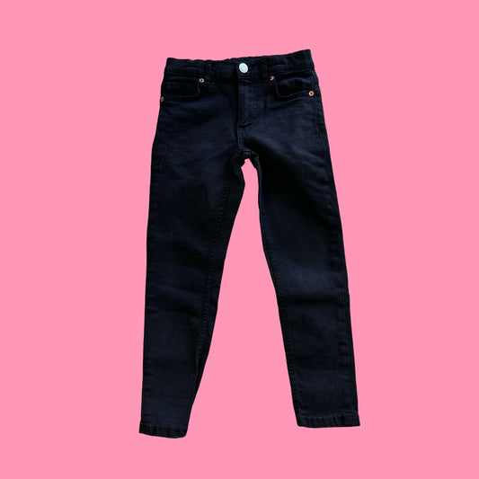 Zara black jeans, 7y