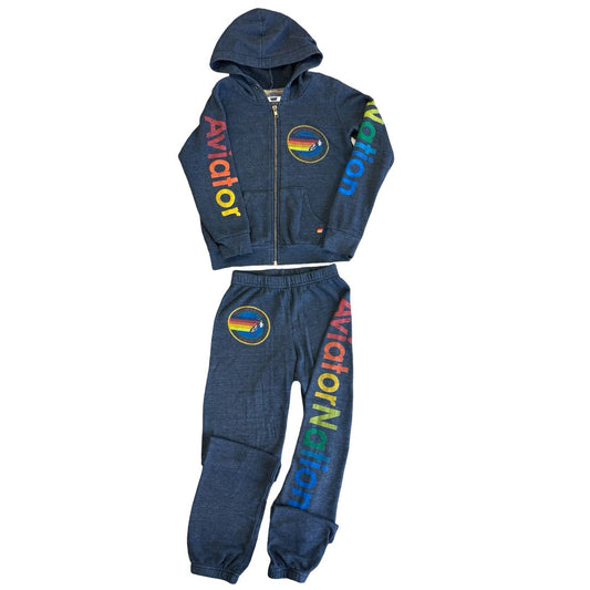 Aviator Nation set- tiny paint mark on pants, 12 years