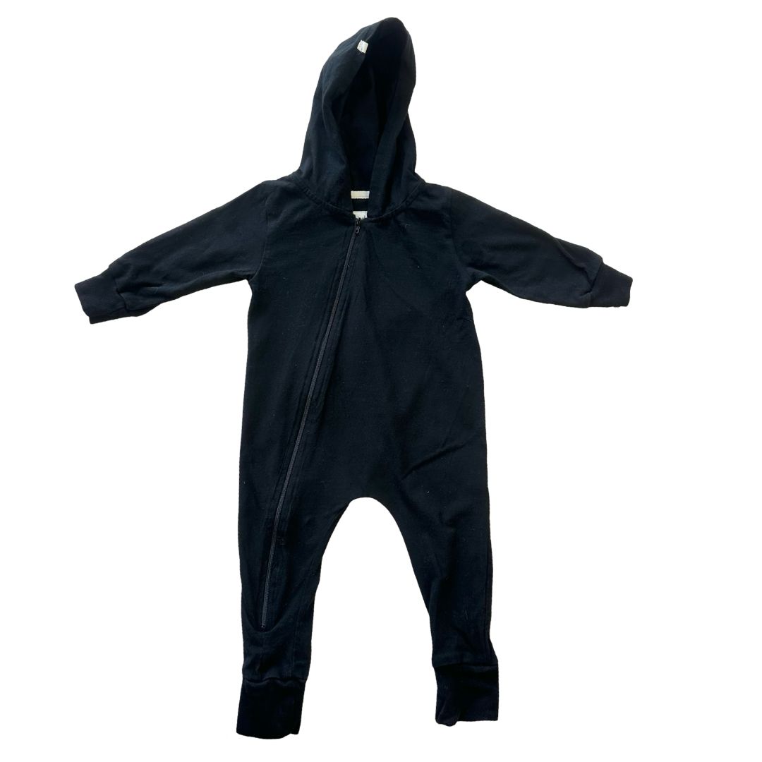 Mini Mioche zippered jumpsuit, 6-12 months