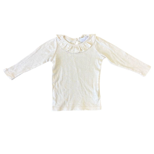 Jamie Kay pointelle long sleeve, 6-12 months