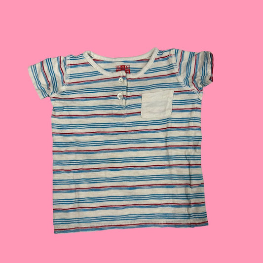 Bonton striped shirt, 12m