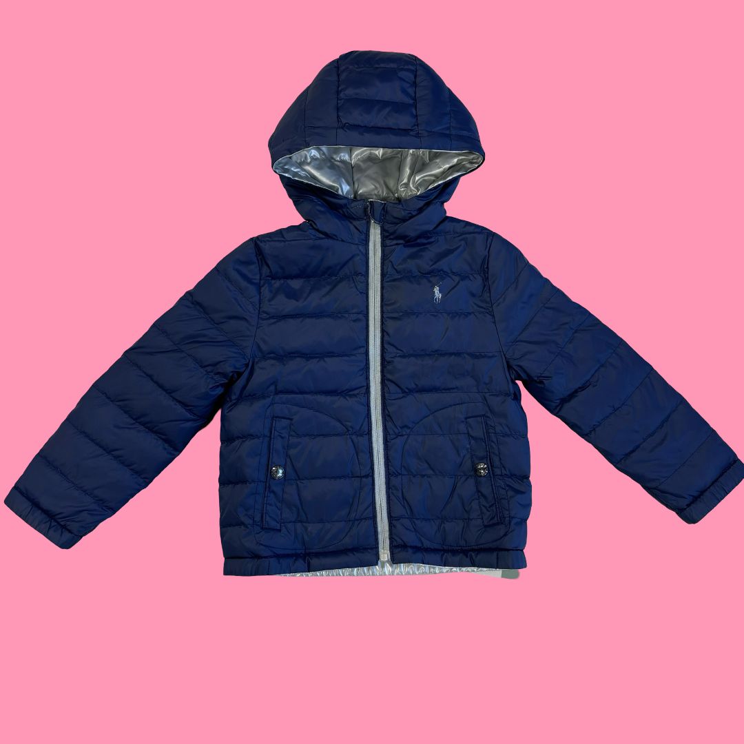 Ralph Lauren blue jacket, 3-4t