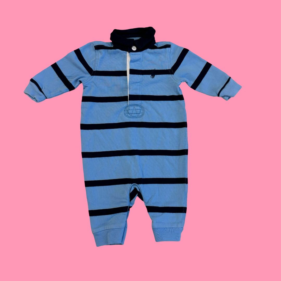 Ralph Lauren striped sleeper, 3m