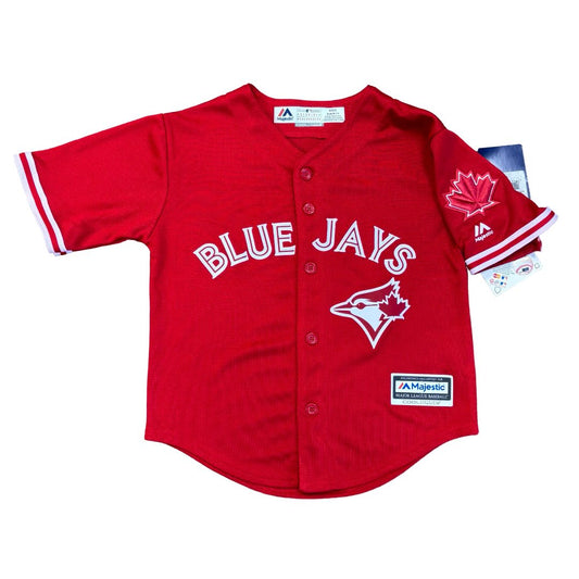 Majestic New with tags Blue jays jersey, 5-6 years