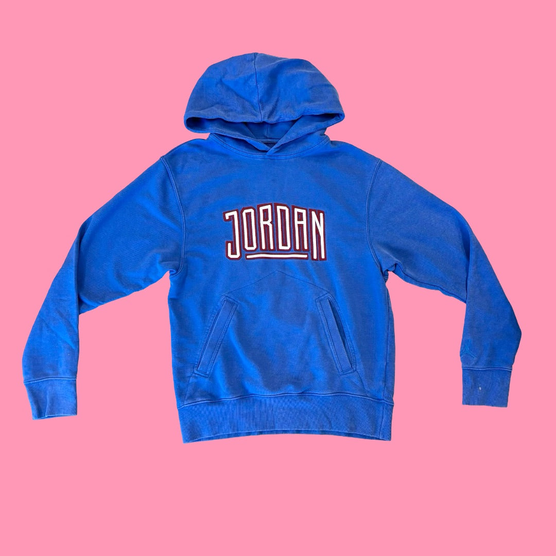 Nike Jordan Blue hooded sweatshirt, S