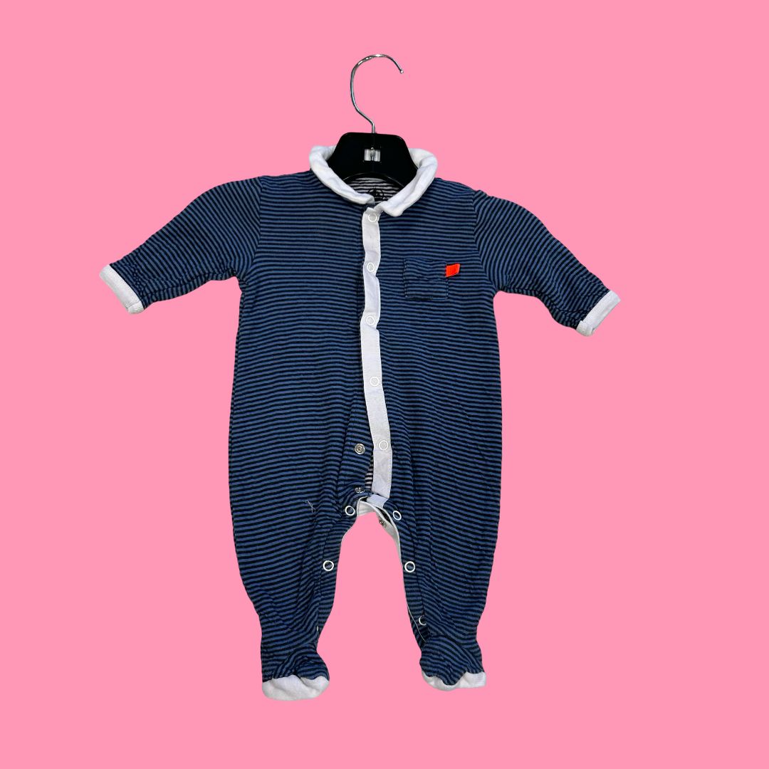 Petit Bateau blue sleeper, nb