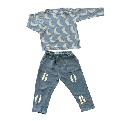 Bobo Choses long sleeve and sweatpants, 18-24 months