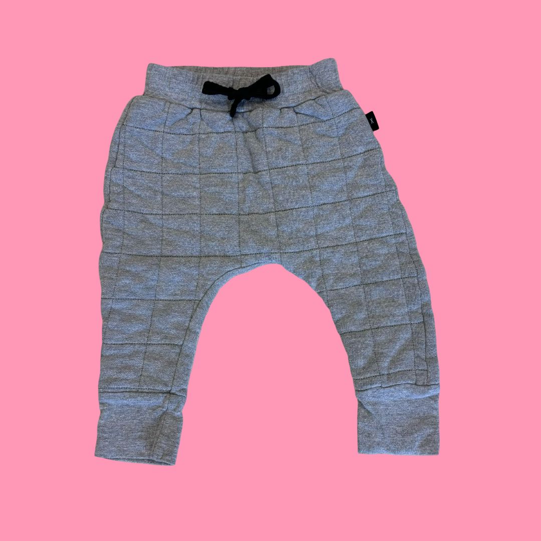 Hux Baby grey sweats, 6-12m