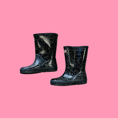 Hunter Sparkle Rainboots, 10