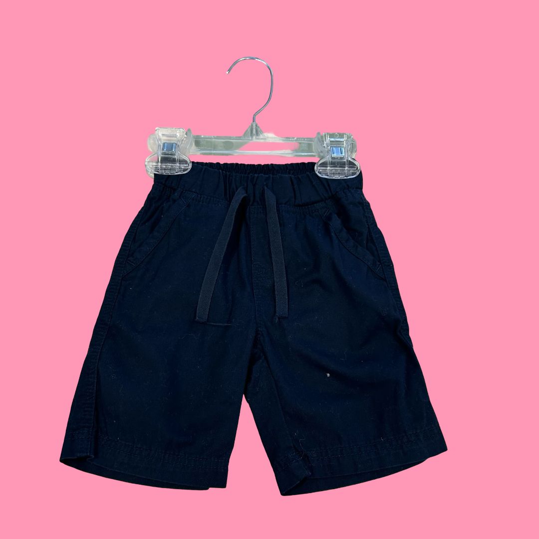 Petit Bateau navy shorts, 3t