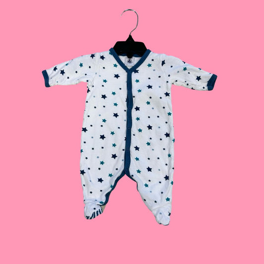 Petit Bateau star sleeper, 1m