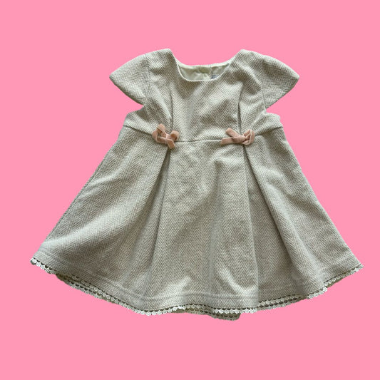 Tahari Cream dress, 18-24m