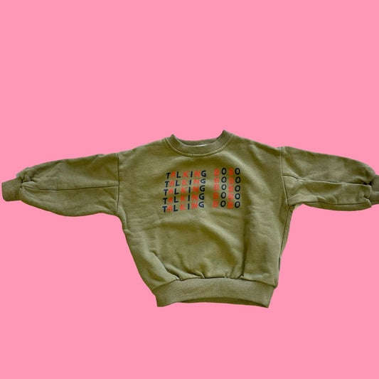 Bobo Choses green sweater, 2-3y