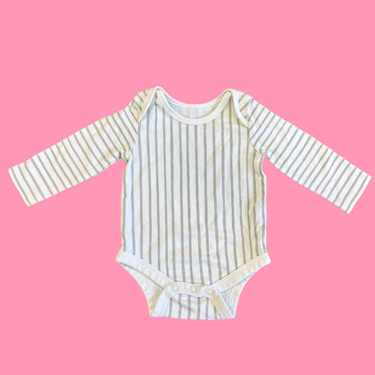 Pehr Onesie Stripe, 3-6m